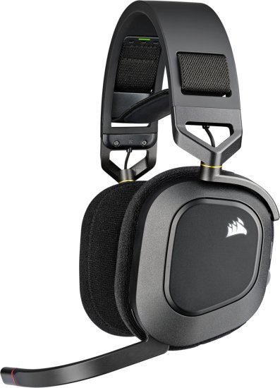 אוזניות Corsair HS80 Wireless Premium – שחור