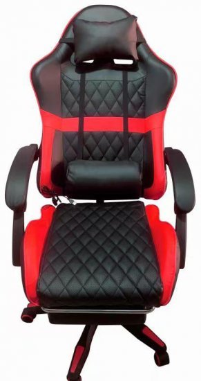 כיסא מולטי גיימר עם עיסוי והדום – אדום