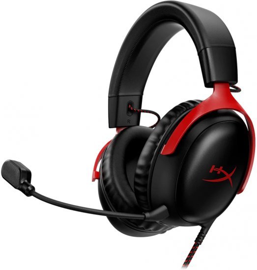 אוזניות HyperX Cloud III שחור אדום