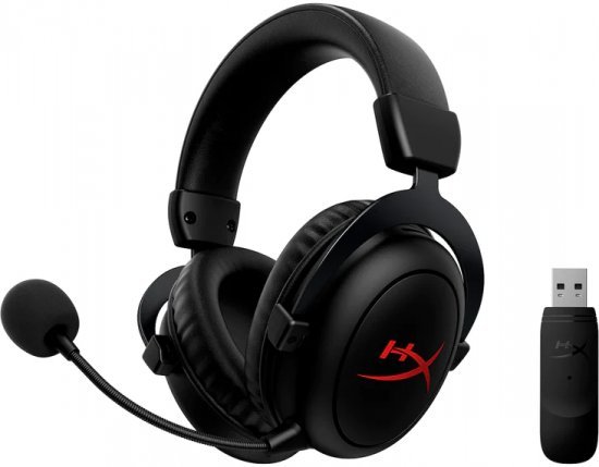 אוזניות גיימינג אלחוטיות HyperX Cloud II Core – אדום/שחור