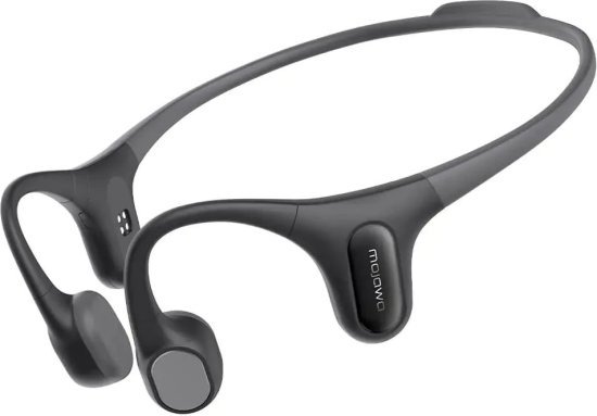 אוזניות הולכת עצם Mojawa Run Plus לריצה ושחייה – שחור