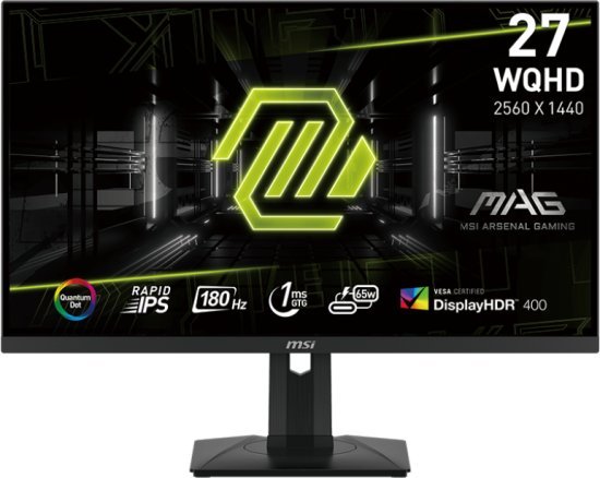 מסך גיימינג MSI MAG 274QRF QD E2 WQHD IPS 27''