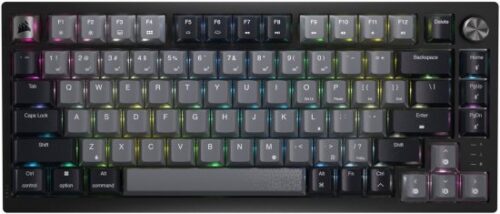 מקלדת מכאנית אלחוטית Corsair K65 PLUS 75% RGB – מתג MLX RED