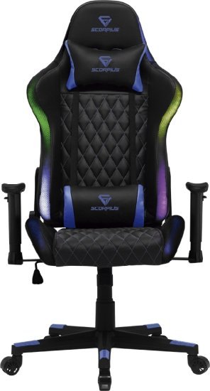 כיסא Scorpius Lightning Blue – שחור/כחול