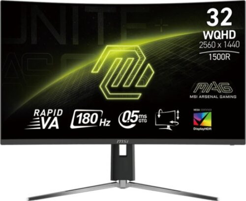 מסך MSI MAG 32CQ6PF Curved WQHD 180Hz 31.5''
