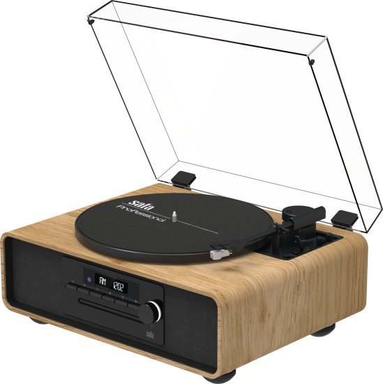 SAFA MIC-300TT פטיפון משולב עם רמקולים ו-Bluetooth