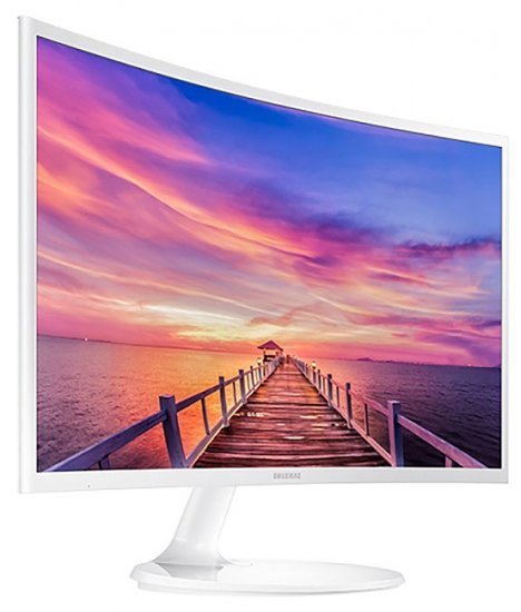 מסך מחשב Samsung C27F391FH 27'' LED VA – לבן