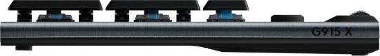 מקלדת Logitech G915 X Low Profile – Clicky – שחור