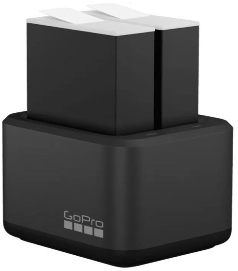 מטען כפול עם זוג סוללות נטענות למצלמות אקסטרים