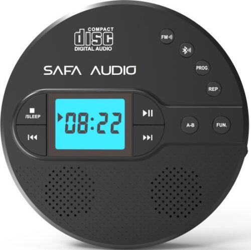 375025_b_1.jpg דיסקמן עם Bluetooth, סוללה נטענת ורמקולים דגם CD-35 מבית סאפה – צבע שחור