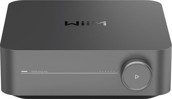סטרימר מוזיקה עם מגבר וויים WiiM AMP Pro – צבע אפור כהה