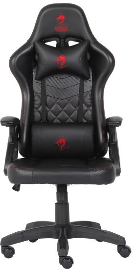 כיסא גיימינג דמוי עור דרגון ACE פרו דגם ACEP-BR – שחור/אדום