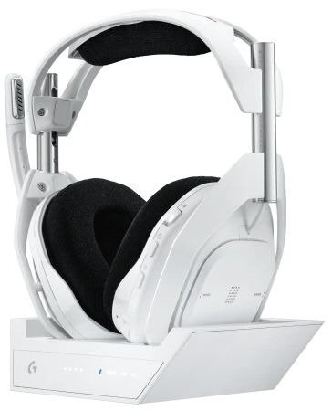 396874_b_1.jpg אוזניות גיימינג אלחוטיות לוג'יטק Astro A50 X LightSpeed – כולל מעמד – צבע לבן