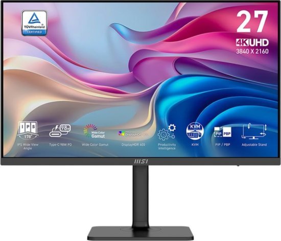 מסך מחשב 27 MSI Modern MD272UPHG UHD 60Hz