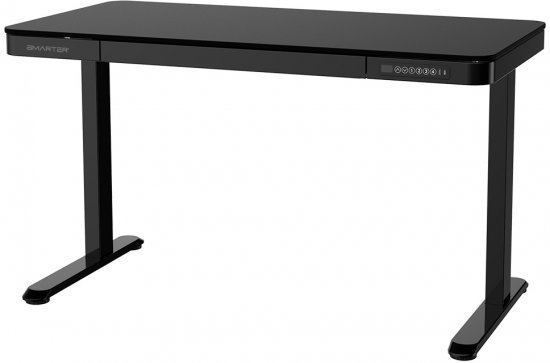 שולחן חכם מתכוונן 120×60 ס"מ Smarter ET119W-C – שחור