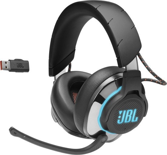 אוזניות קשת גיימינג אלחוטיות JBL Quantum 810 – צבע שחור