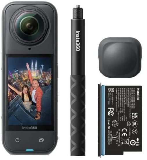 ערכת מצלמת אקסטרים 360 מעלות עם אביזרים