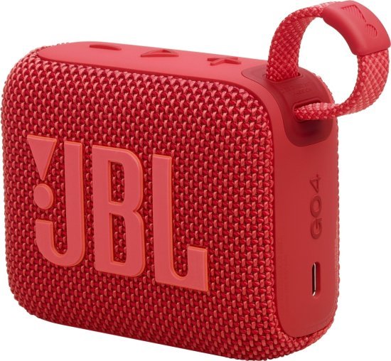 רמקול Bluetooth נייד JBL GO 4 – צבע אדום
