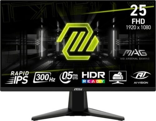 מסך גיימינג MSI MAG 255XF FHD 300Hz 24.5''