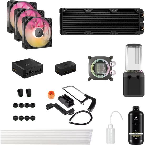 קירור נוזלי למעבד Corsair HYDRO X SERIES iCUE LINK XH505i RX 360 RGB – צבע שחור