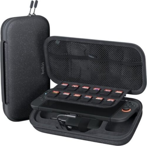 נרתיק נשיאה וטעינה 10000mAh ‏20W ל-Nintendo Switch 2 מבית Belkin – צבע פחם