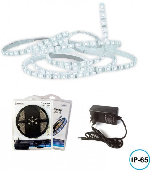 קיט סרט לד Omega 4.8W 5m – אור יום