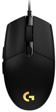 עכבר גיימרים חוטי Logitech G102 Lightsync - שחור