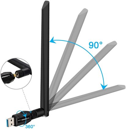 מתאם רשת אלחוטי EZCool 802.11n Wireless-N Dual Band UWF-900