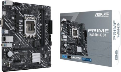 לוח אם ASUS PRIME H610M-K D4 LGA1700 Intel H610 DDR4