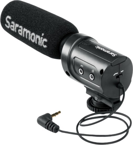 מיקרופון שוטגאן למצלמות Saramonic SR-M3