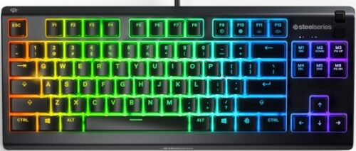 מקלדת גיימרים SteelSeries Apex 3 TKL RGB - מתג Whisper Quiet