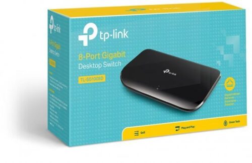מתג TP-Link TL-SG1008D 8 Ports 10/100 / 1000Mbps