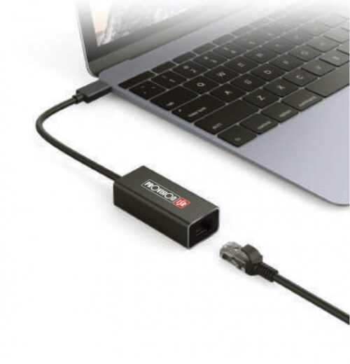 מתאם רשת Provision ISR USB Type-C To Fast Giga TypeC-Geth