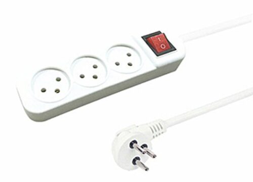 250752_b_1.jpg רב שקע 3 שקעים עם כבל באורך 3 מטר + מפסק מבית Gold Line