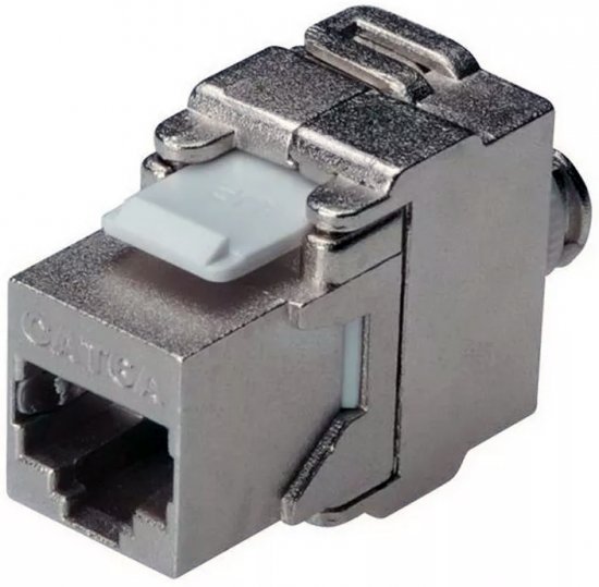 שקע קיסטון Luggar CAT6A STP Toolless