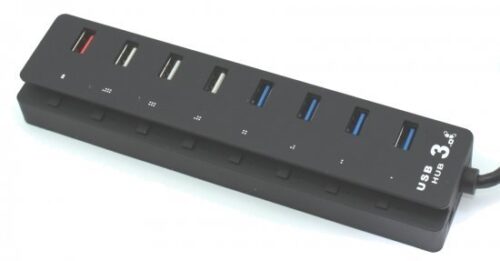 מפצל USB 3.0 + USB 2.0 עם ספק כח Gold Touch 4+3Port Hub