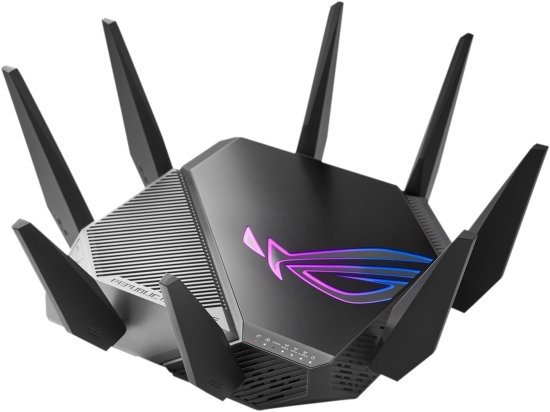ראוטר גיימינג ASUS ROG Rapture GT-AXE11000 Tri-Band WiFi 6E (802.11ax)