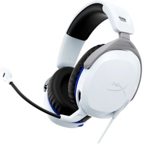אוזניות גיימינג HyperX Cloud Stinger 2 - צבע לבן / כחול