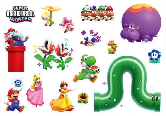 מדבקות Nintendo Super Mario Bros Wonder