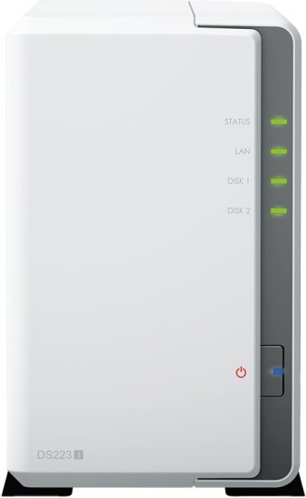 שרת אחסון NAS ללא כוננים Synology DiskStation DS223j 2-Bay