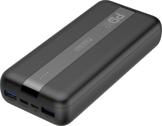 292694_b_1.jpg סוללת גיבוי Power-Tech PD-20 20000mAh 2xUSB-A+USB-C - צבע שחור