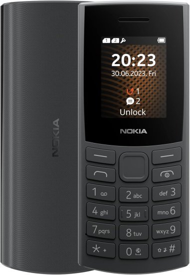 טלפון סלולרי NOKIA 105 DS 4G TA-1546 - צבע שחור - שנה אחריות יבואן רשמי