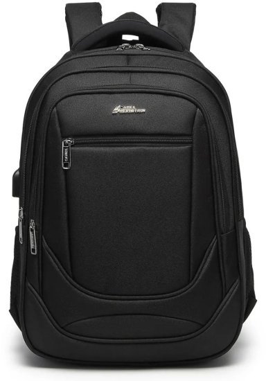 תיק גב למחשב נייד בגודל 15.6 אינץ’ דגם The Xavier Pro מבית Camel Mountain - צבע שחור