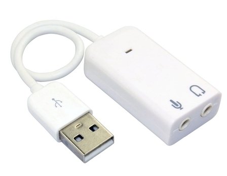 כרטיס קול USB 2.0 עם מיקרופון Gold Touch E-USB-SOUND-7.1