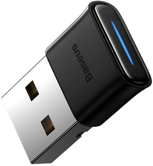 מתאם בלוטות' אלחוטי Baseus BA04 לרשת אלחוטית עם חיבור USB-A - צבע שחור