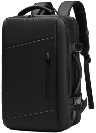 306313_b_1.jpg תיק גב למחשב נייד בגודל 17 אינץ’ דגם The TrailPod Prime מבית Camel Mountain - צבע שחור