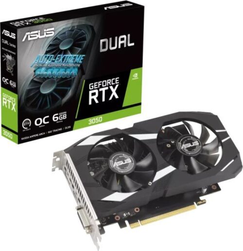כרטיס מסך ASUS DUAL RTX 3050 OC 6GB GDDR6 DUAL-RTX3050-O6G