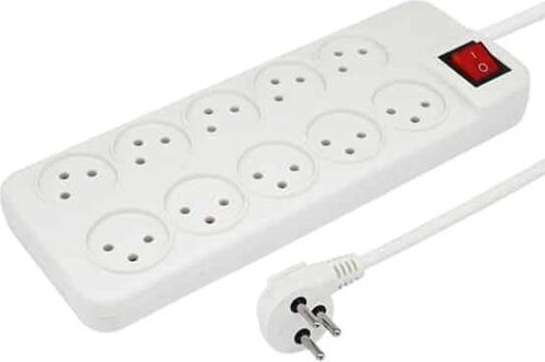 311632_b_1.jpg רב שקע 10 יציאות + מפסק מואר + כבל 0.8 מטר מבית Gold Line