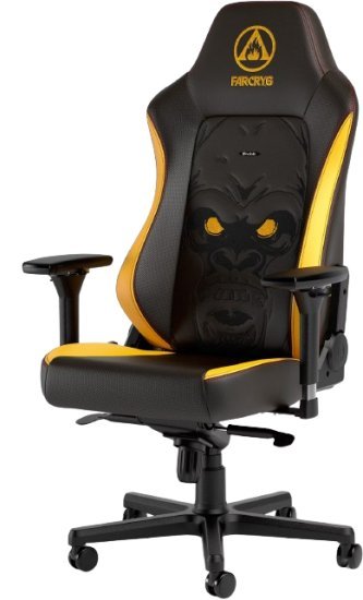 כיסא גיימינג סדרת Hero דגם Far Cry 6 מבית Noblechairs - מהדורה מיוחדת - צבע שחור / צהוב