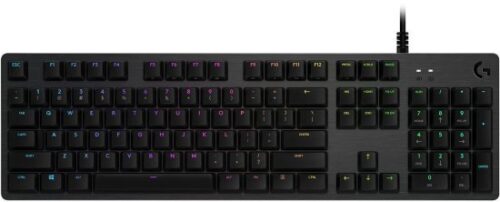 מקלדת לגיימרים מכאנית Logitech G512 RGB Carbon - מתג GX Red Linear